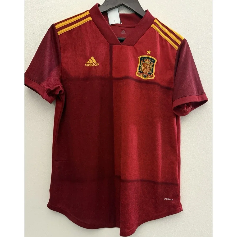 Spain Home football shirt 2019 - 2022 Team Jersey Adidas Youth Size L